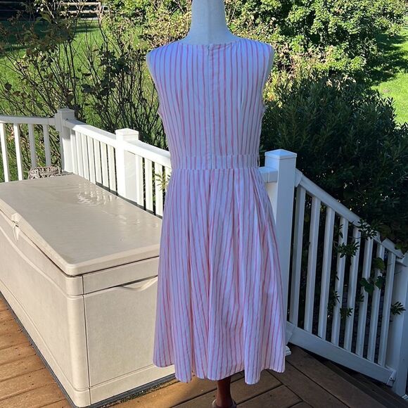 Wayward Fancies Women’s M Preppy pink & Green Retro inspired midi dress - Picture 11 of 16